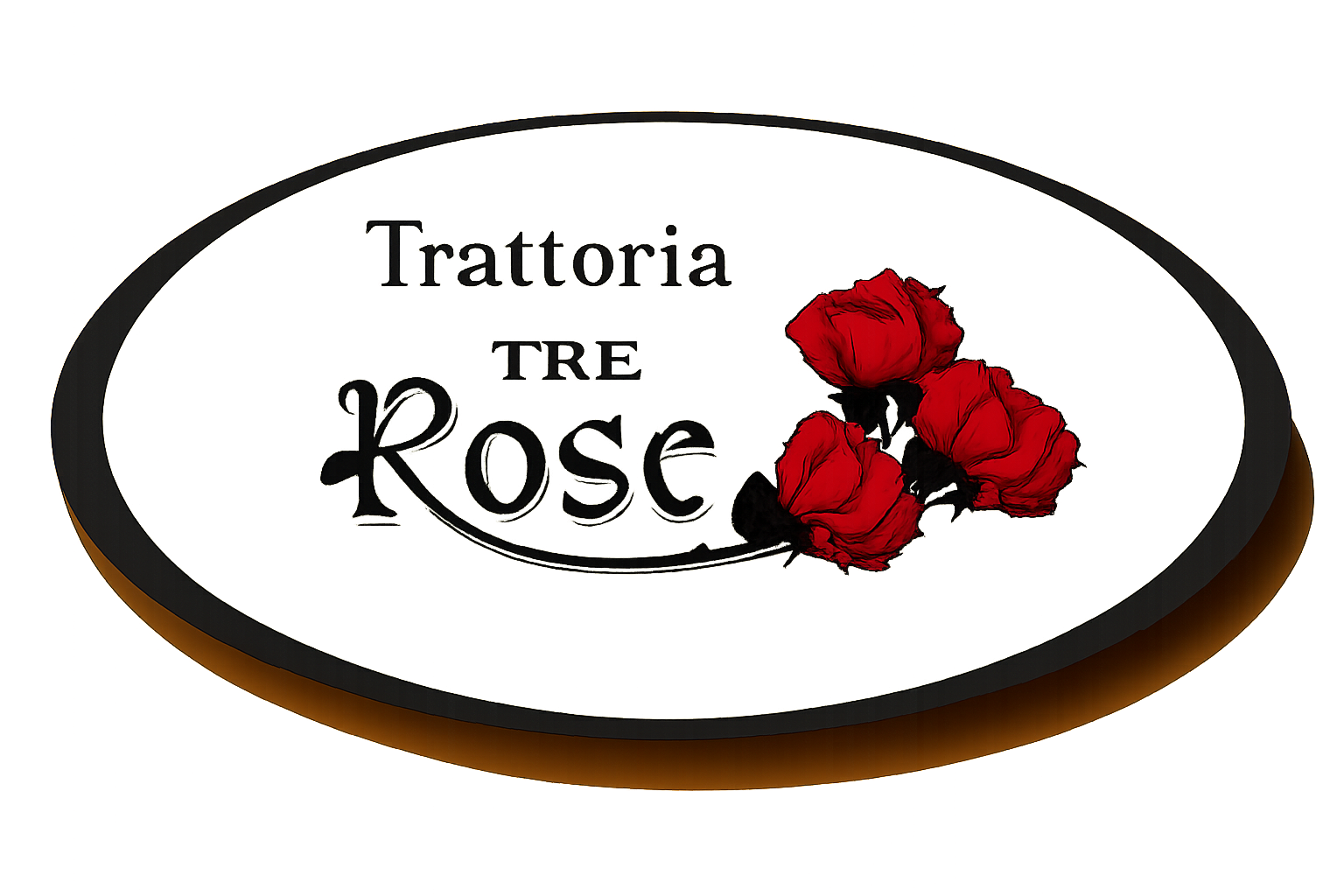 Logo Trattoria Tre Rose