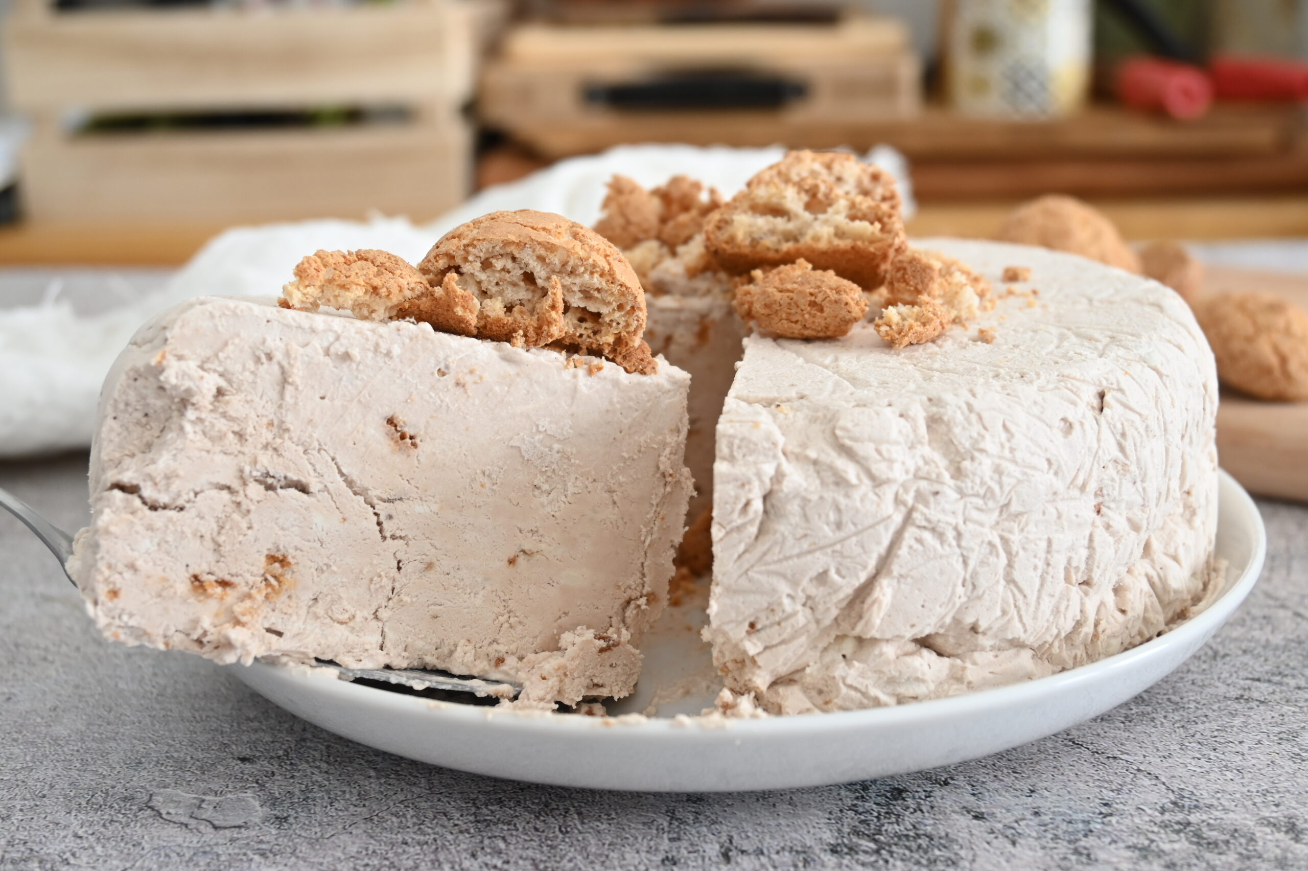 Semifreddo di fichi all'Amaretto di Saronno